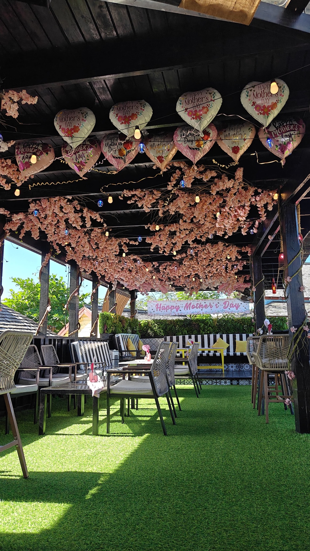 Mother's Day celebration on the terrace at The Loft Wine Lounge